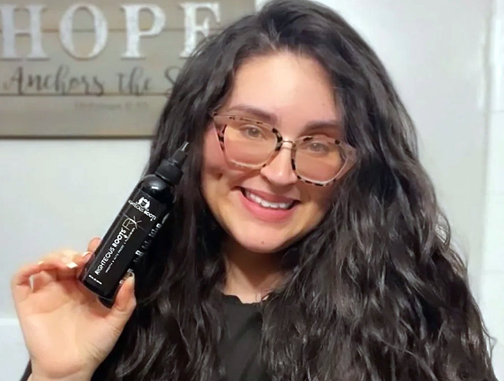 Three Ways Long Wavy Hair Benefits from Using Righteous Roots Oils