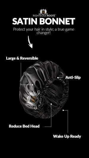Large Satin Bonnet