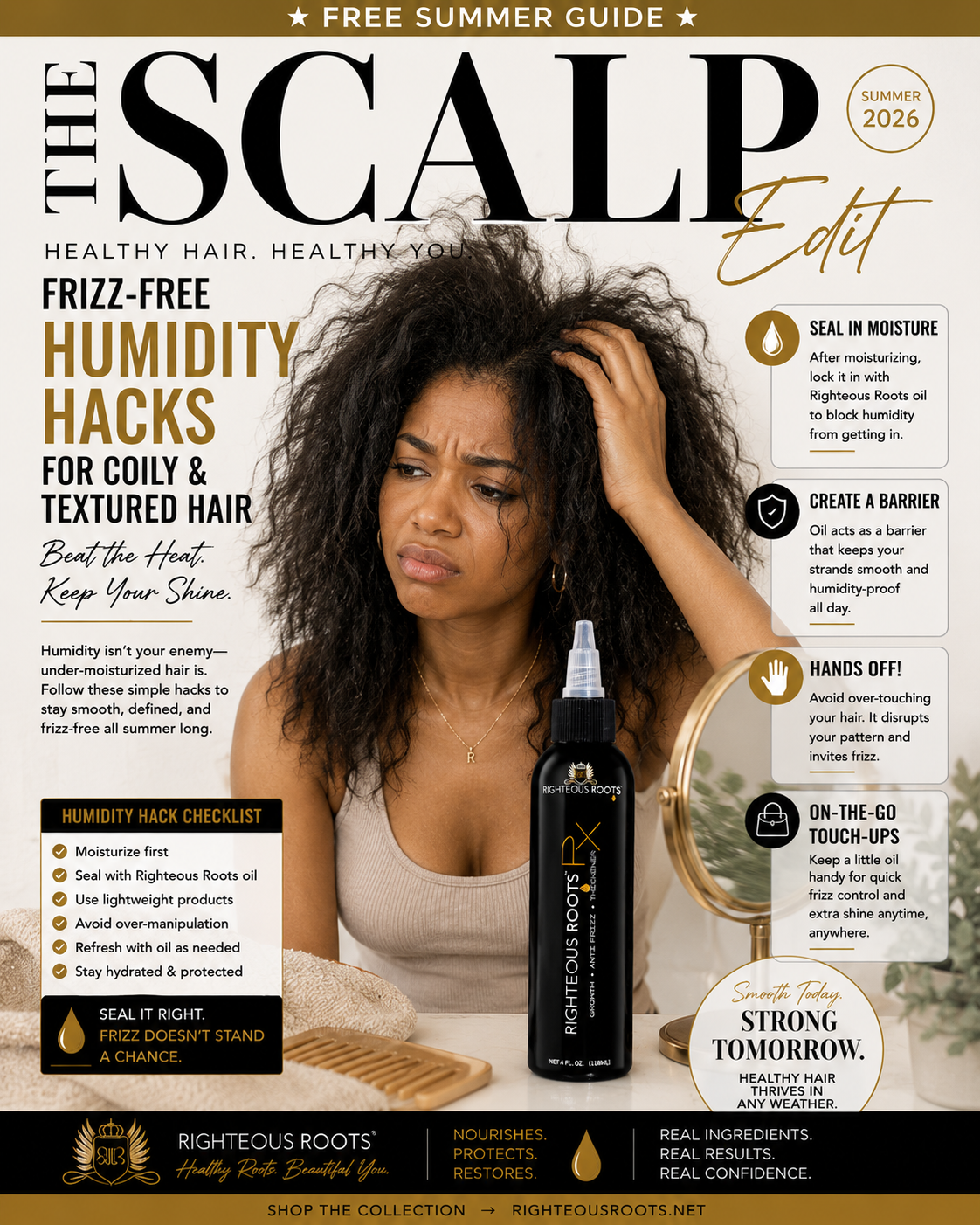 Frizz-Free Humidity Hacks for Coily and Textured Hair