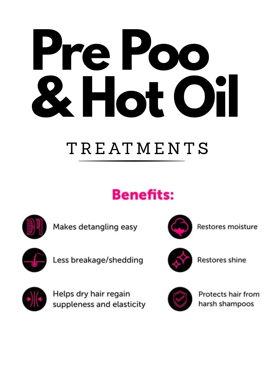Pre Poo vs Hot Oil Treatments.  What's the difference?