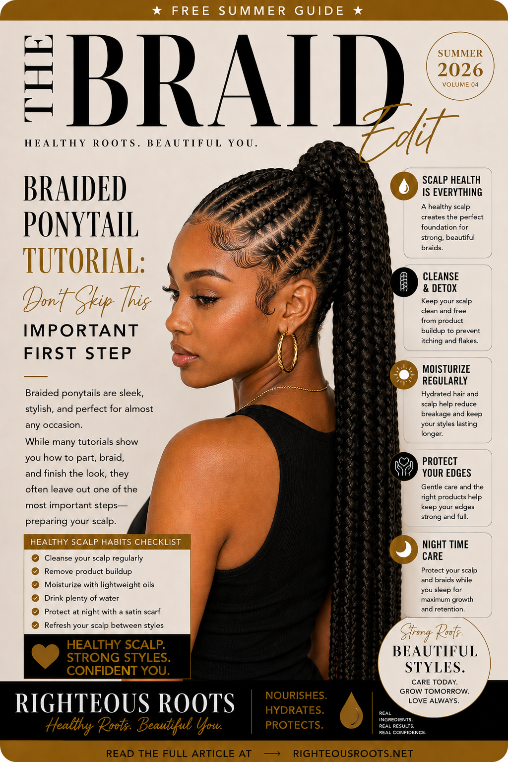 Braided Ponytail Tutorial: Don't Skip This Important First Step