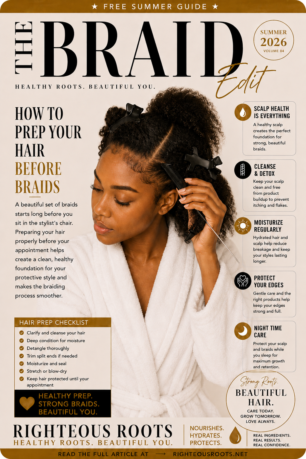 How to Prep Your Hair Before Braids