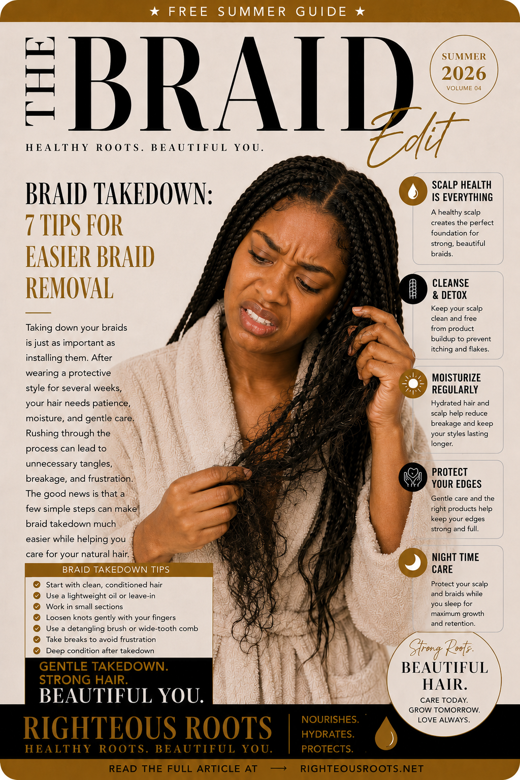 Braid Takedown Doesn't Have to Hurt: Here's a checklist