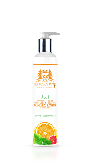 detangling conditioner, hair thickener, hair regrowth, Jamaican black castor oil, grapefruit peel oil, baobab, shea butter, tea tree oil, curly hair, natural hair, wavy hair