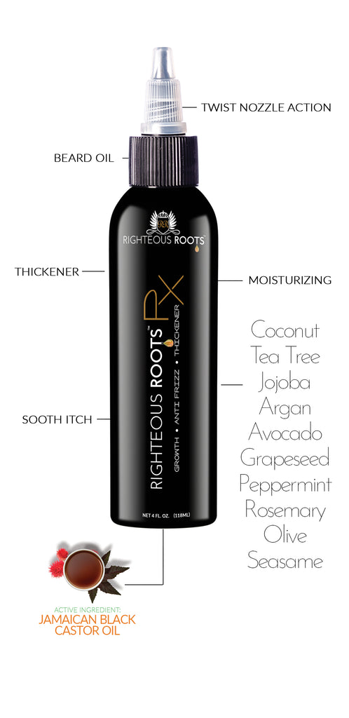 hair growth oil, hair thickener, hair regrowth, Jamaican black castor oil, anti frizz, detangling oil, pre poo oil, coconut, tea tree oil, jojoba, argan, avocado, grapeseed oil, peppermint, rosemary, olive, sesame, beard oil, braid oil, growth oil
